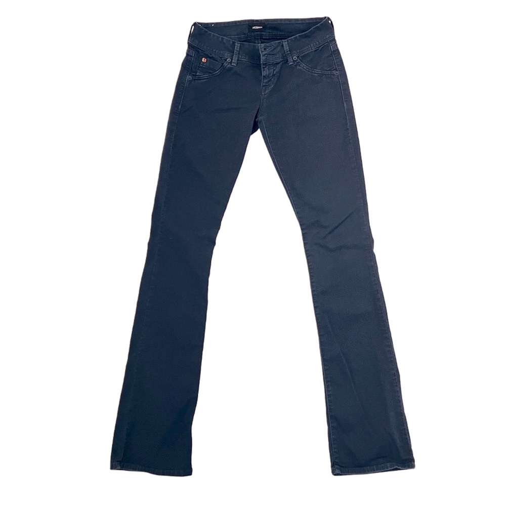 Hudson Beth Dark Blue Wash Baby Bootcut Flared Jean Jeans 26 S - Picture 2 of 13